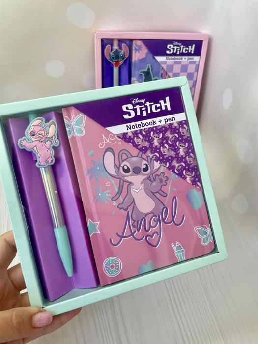 Блокнот Стіч ручка Стіч блокнот набір Стіч