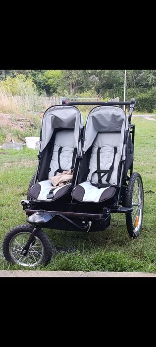 Wózek przyczepka 2 osobowy na każdy teren