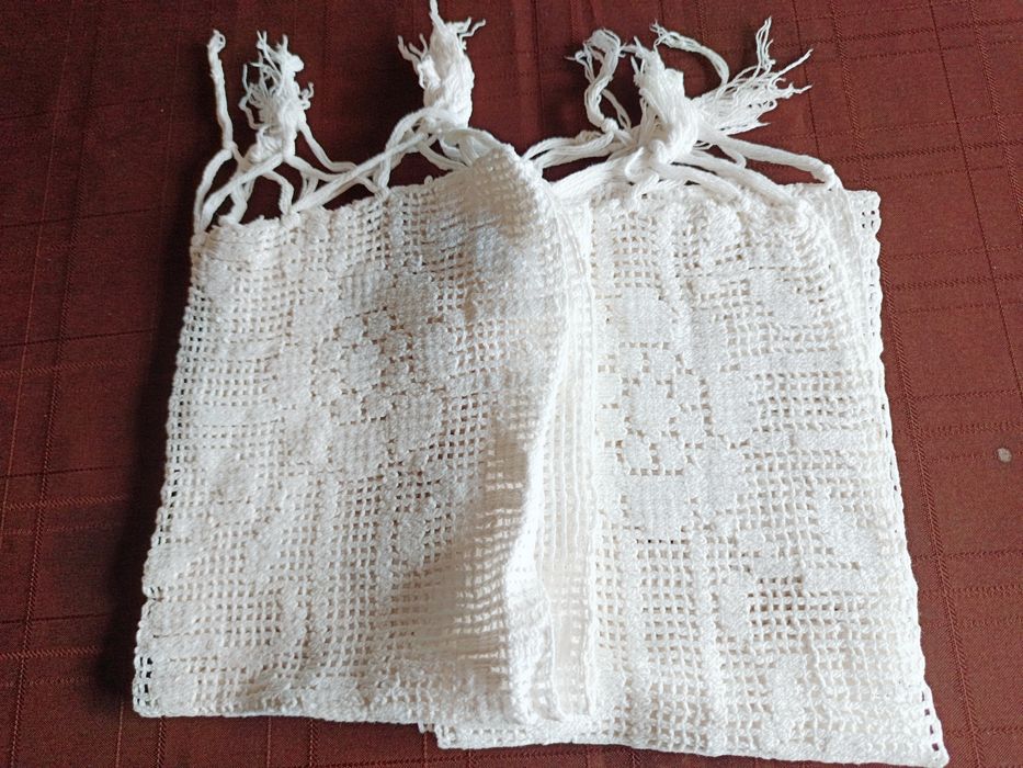 Panos de linho feito á mão