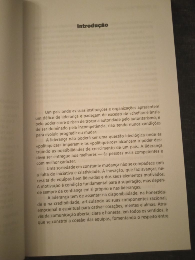 Livro Sobre Liderança Novo