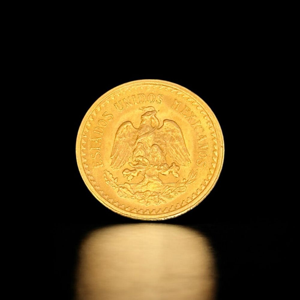 2 Y 1/2 Pesos México 1945 Gold Coin