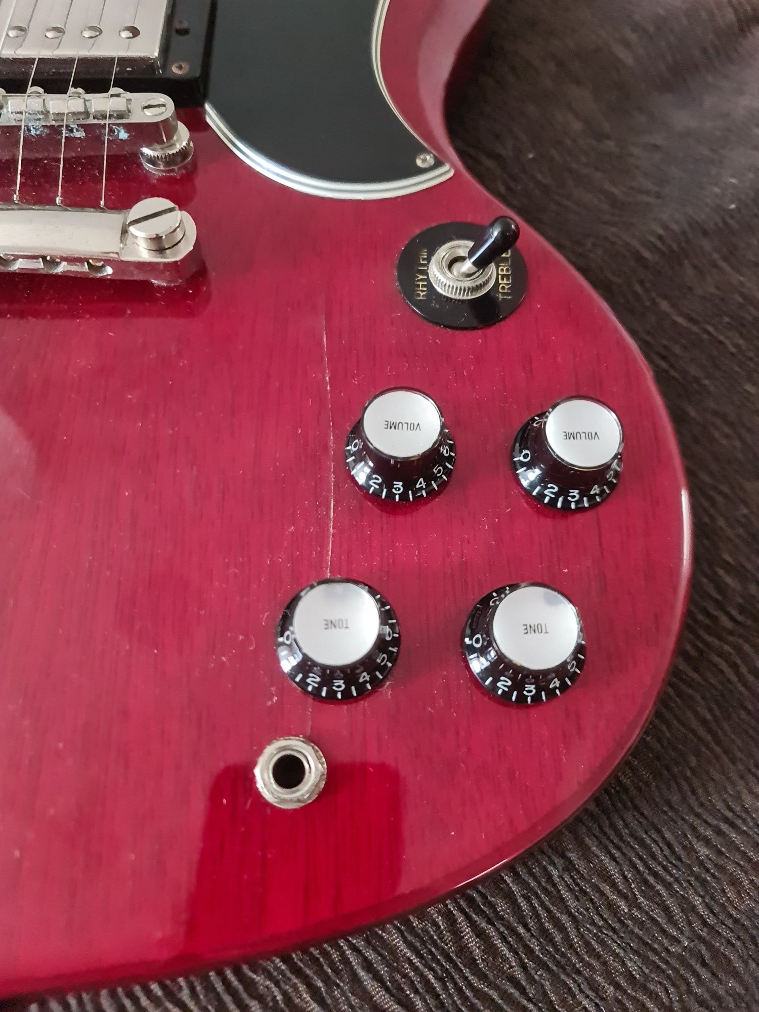 Guitarra elétrica Epiphone SG PRO - Trastes em inox