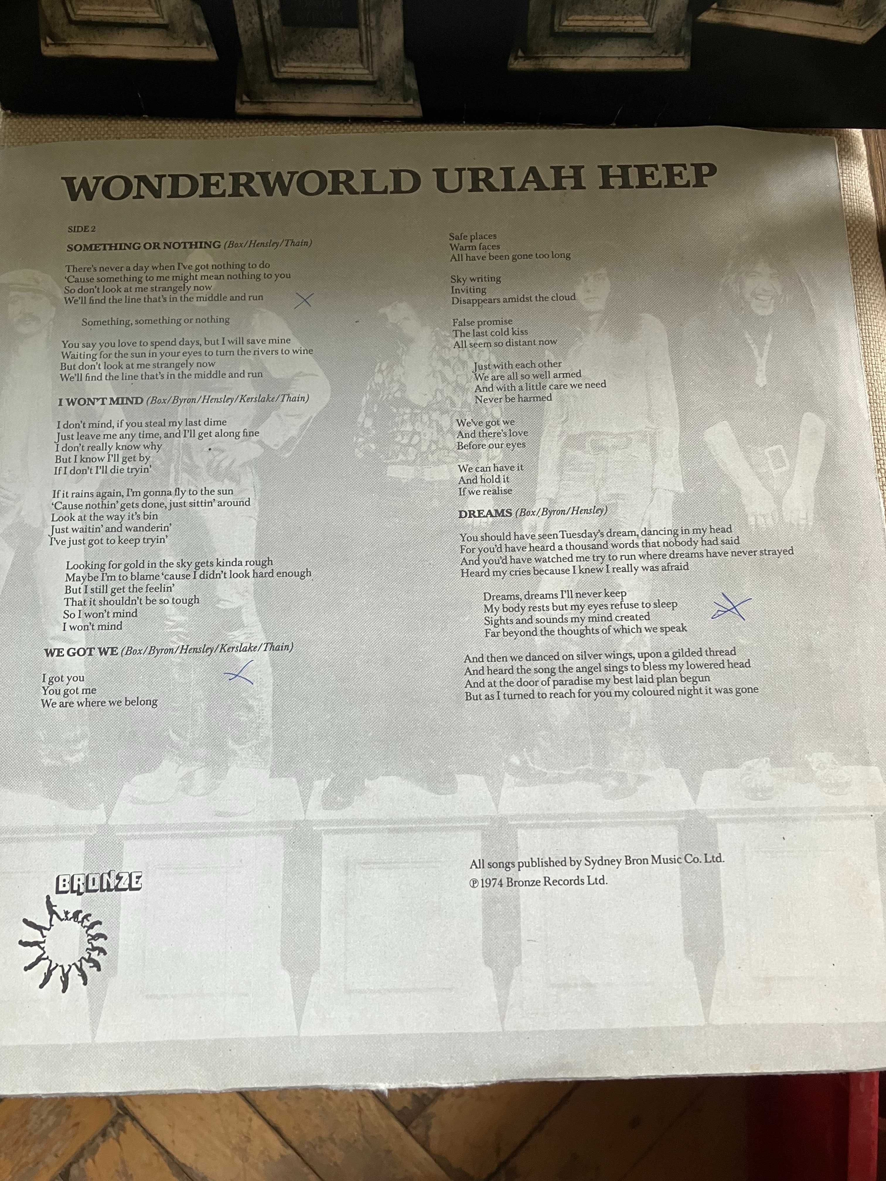 Winyl Uriah Heep " Wonderworld " mint