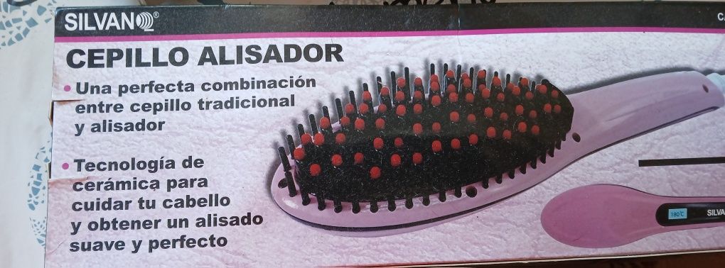 Placa e escova alisador