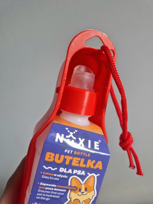 Butelka turystyczna dla psa bidon 500ml miska poidełko