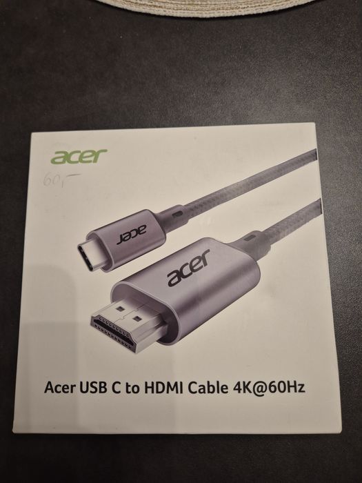 Kabel.Hdmi- usb c Acer 2 m