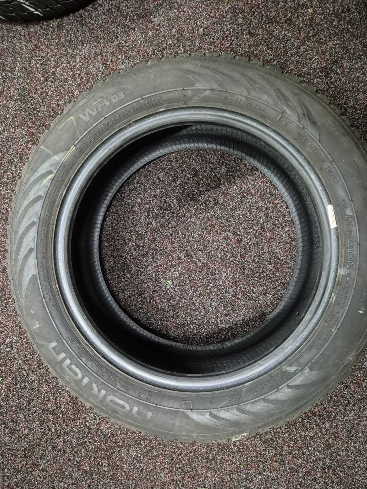 Opony zimowe Nokian WR D3 o wymiarach 205/55R16