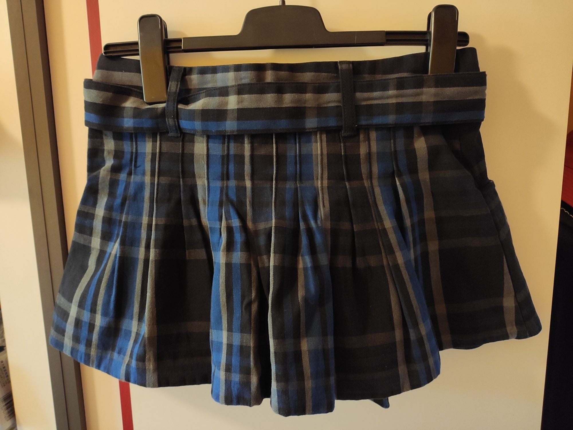 Spódnica mini Terranova post punk punkowa spódniczka r. S