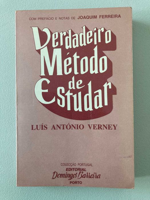 Verdadeiro Método de Estudar, de Luís António Verney