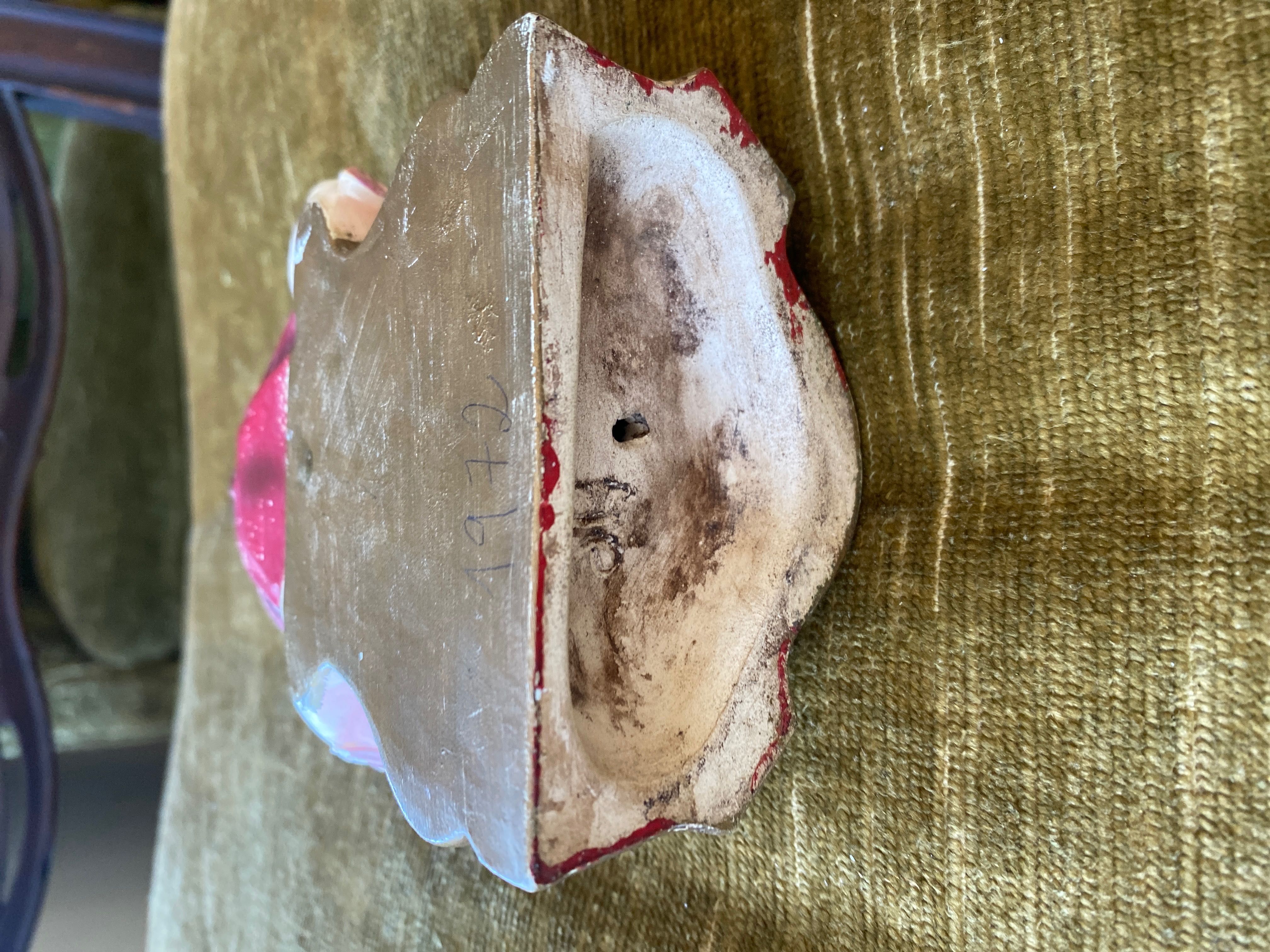 Senhor Santo Cristo Dos Milagres 15 cm Antigo olhos vidro Assinado