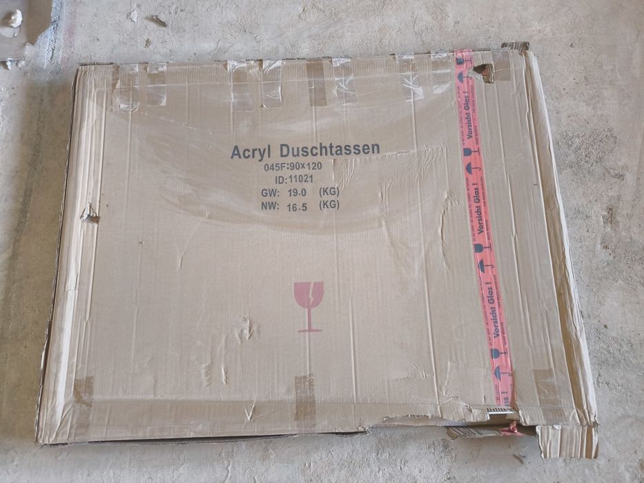 Base de duche 120x90cm acrílica