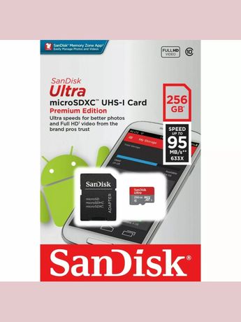 Cartão micro SD 256gb
