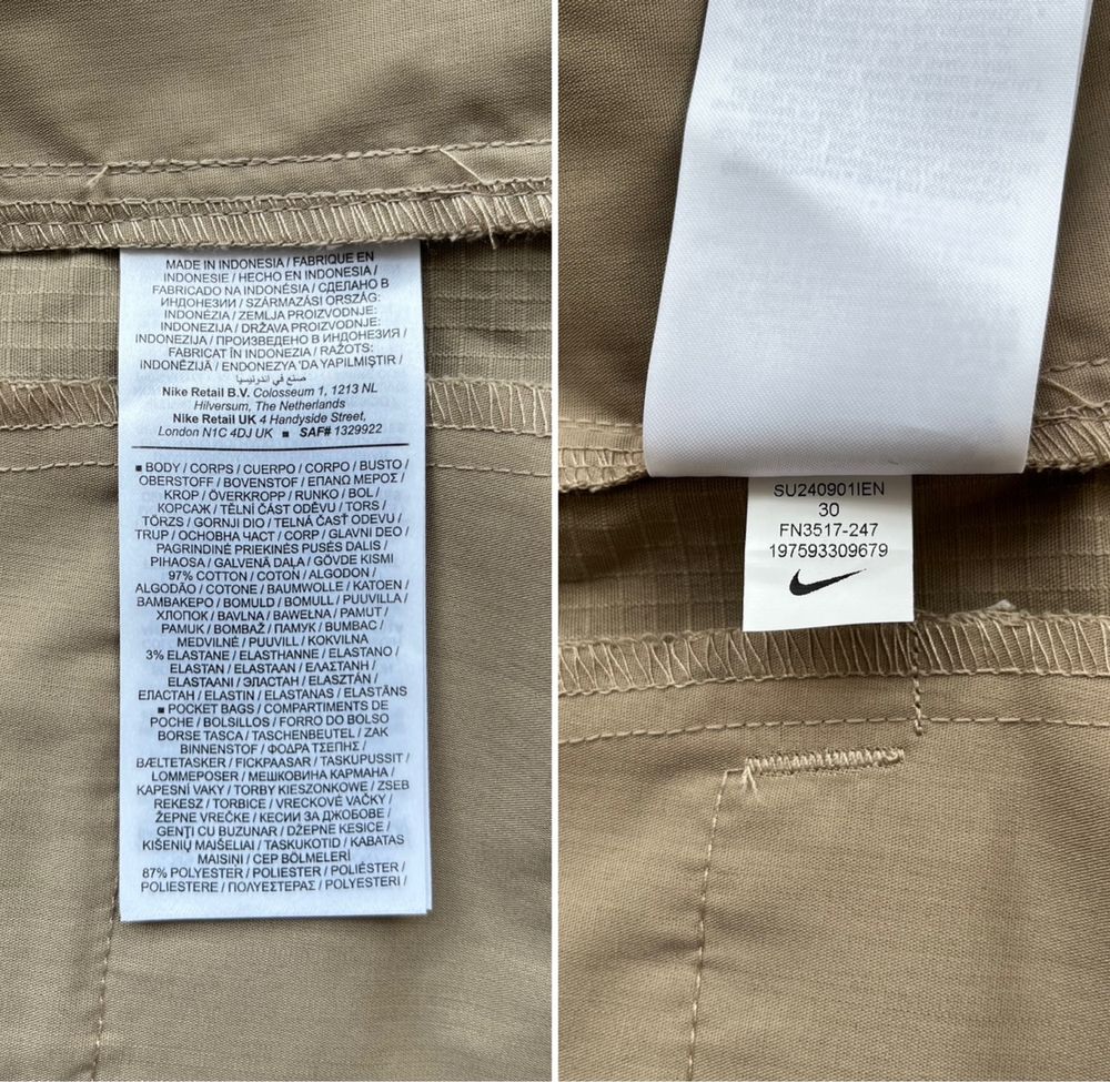 Оригінал Шорти Nike (S,M,L) Club Woven Cargo Нові Шорты Найк FN3517