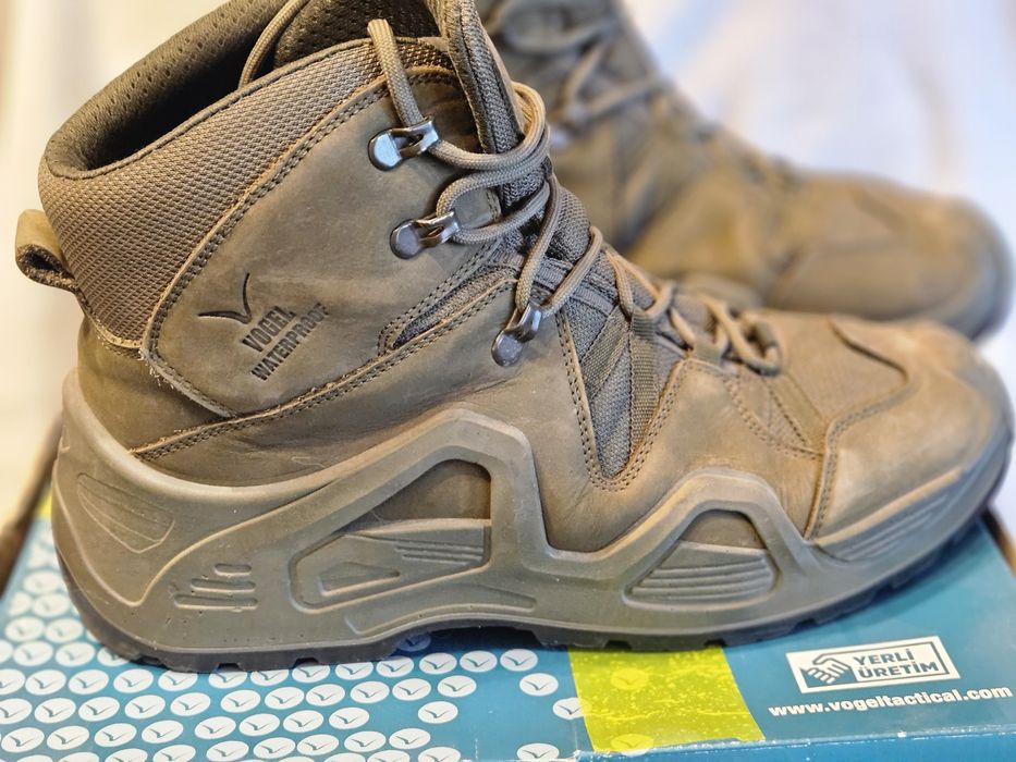 Берці низькі Waterproof, Олива, Vogel 1492, 45 р, напівберці армійські