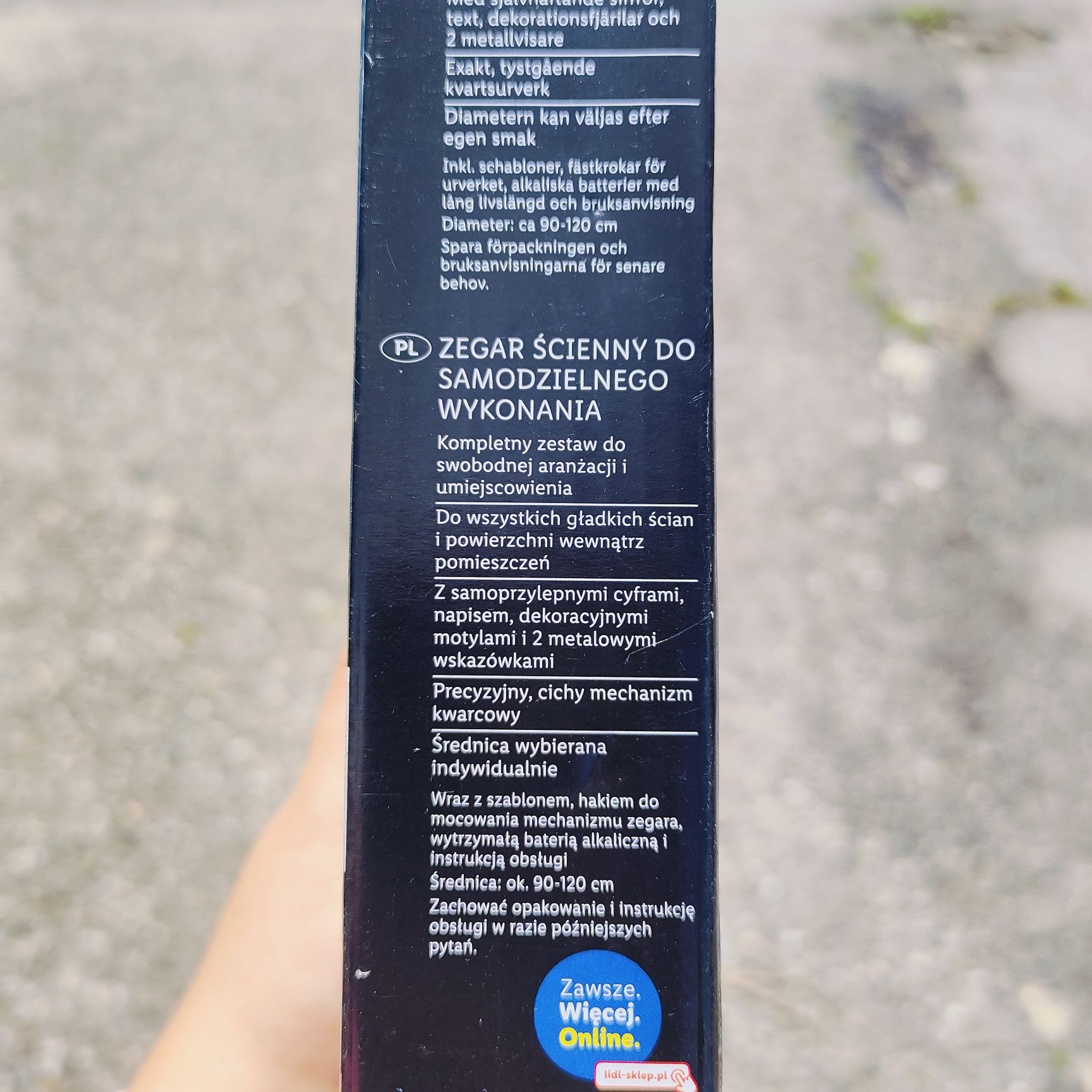 Zegar na ścianę DIY
