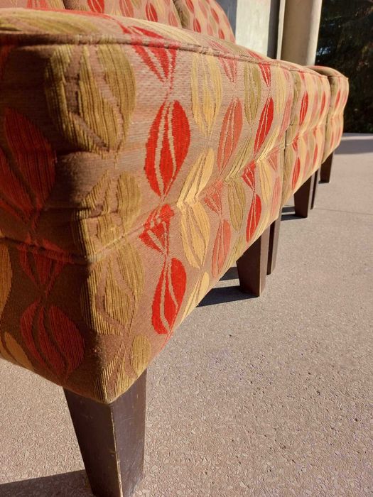 Fotele Piękne Vintage Kawowe Unikalny wzór komplet