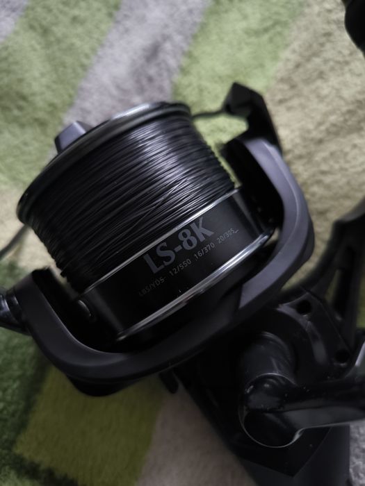 Wędka karpiowa z kołowrotkiem