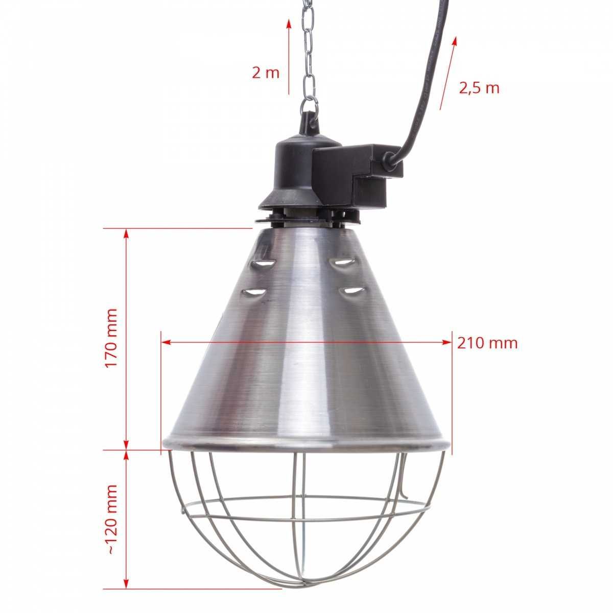 Lampa grzewcza sztuczna kwoka + promiennik ZESTAW