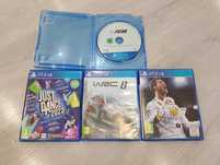 Pakiet 4 gier PS4 PlayStation 4 FC25 WRC 8