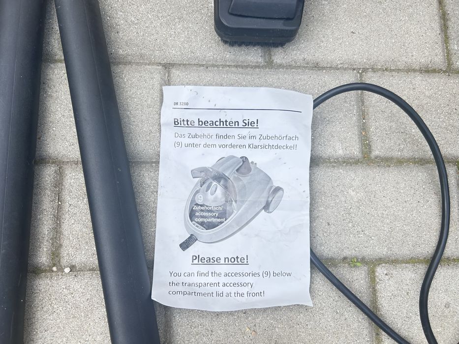 Odkurzacz antyalergiczny z funkcja myjki parowej