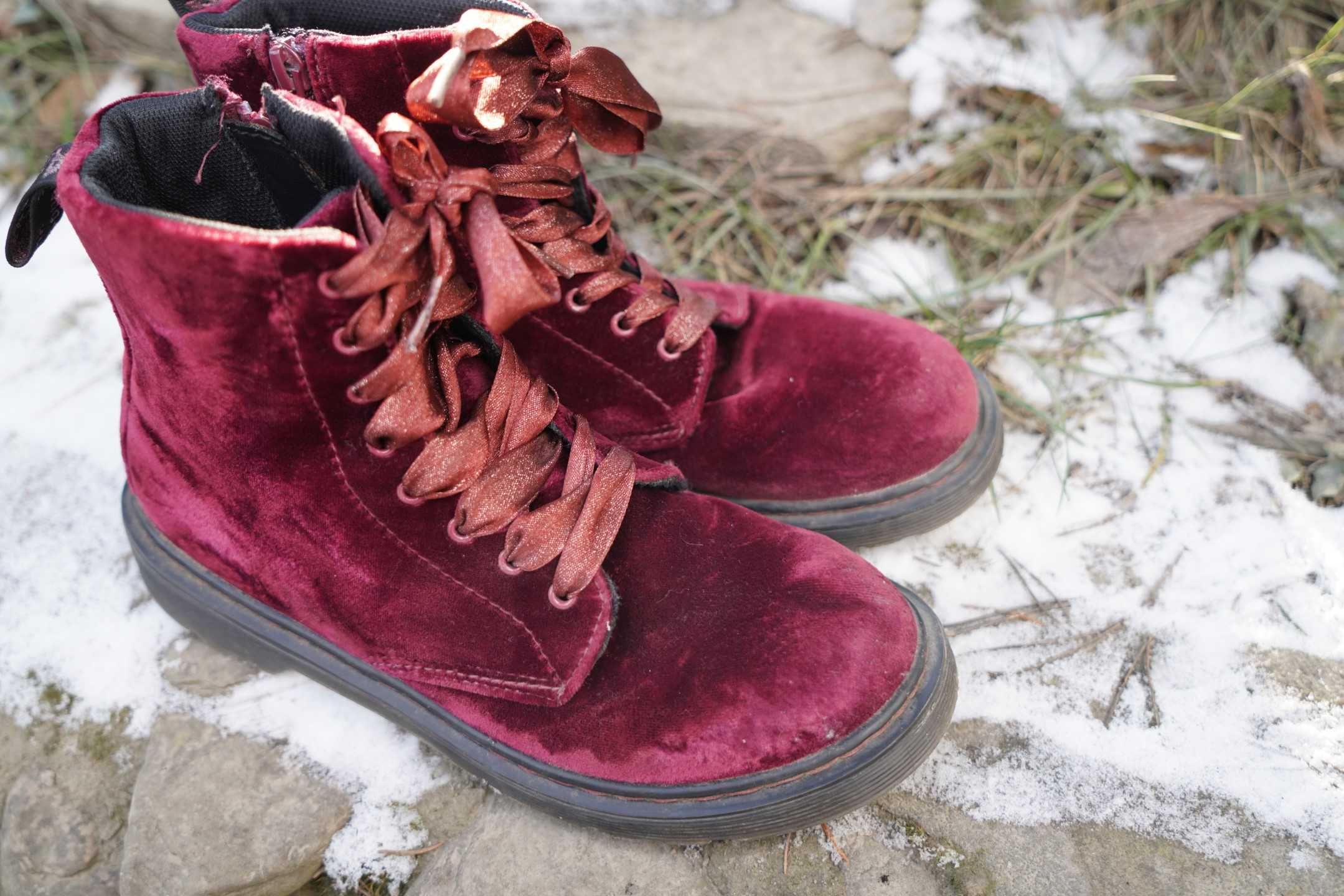 Dr. Martens welurowe glany 37