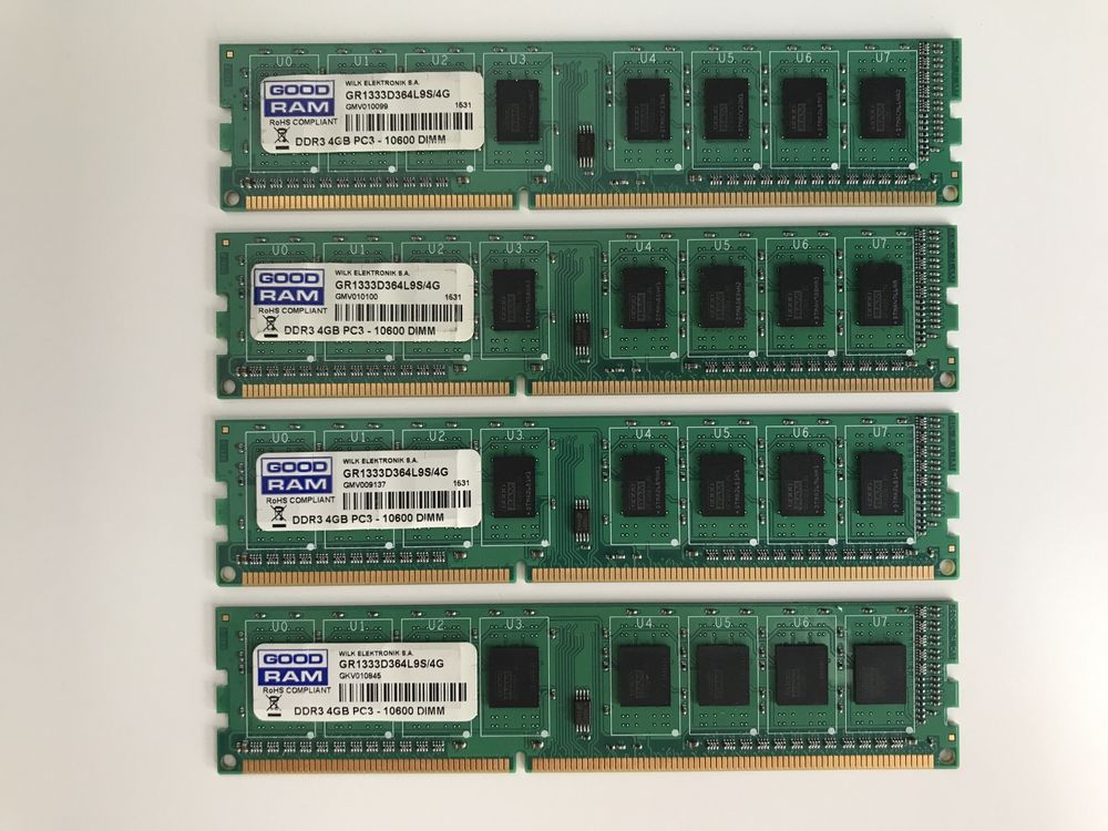 Оперативна пам’ять DDR4 DDR3 DDR2 32Gb 16Gb 8Gb 4Gb 2GB 1Gb 512Mb RAM