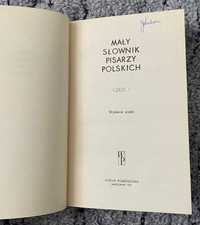Mały słownik pisarzy polskich