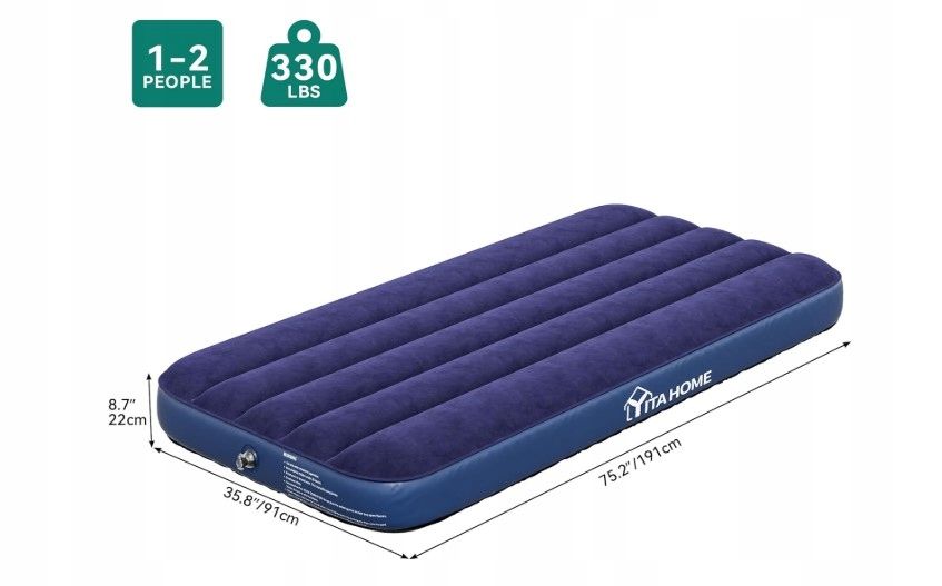 materac dmuchany yitahome 191 x 91 x 21 cm