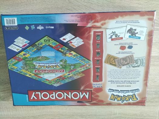 Monopoly EDYCJA POKEMON nowość gra planszowa NOWA FOLIA WYS PL