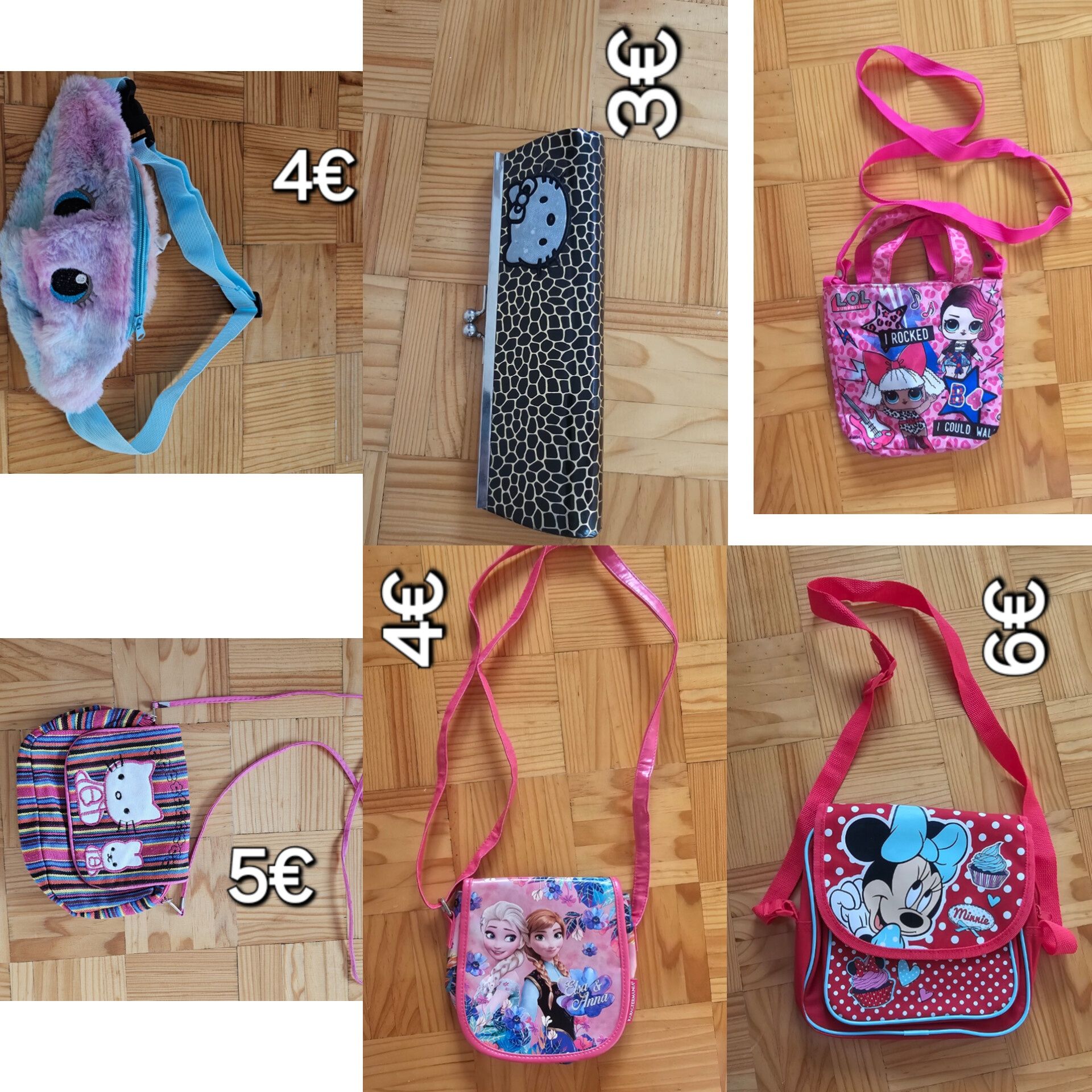 Carteiras para menina