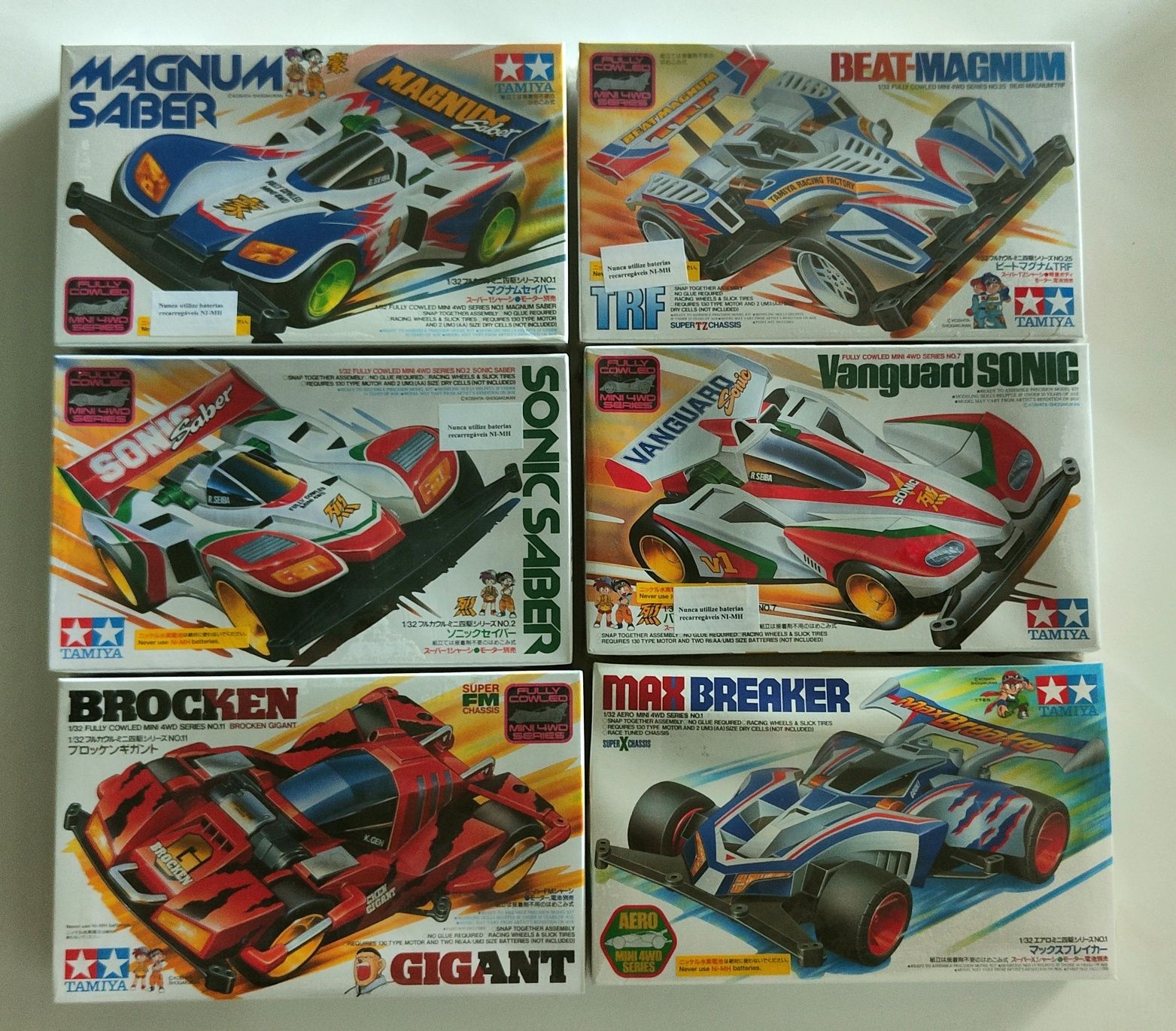 Carros Mini 4WD Let's & Go Tamiya  (8€ cada carro se ficar com os 6)