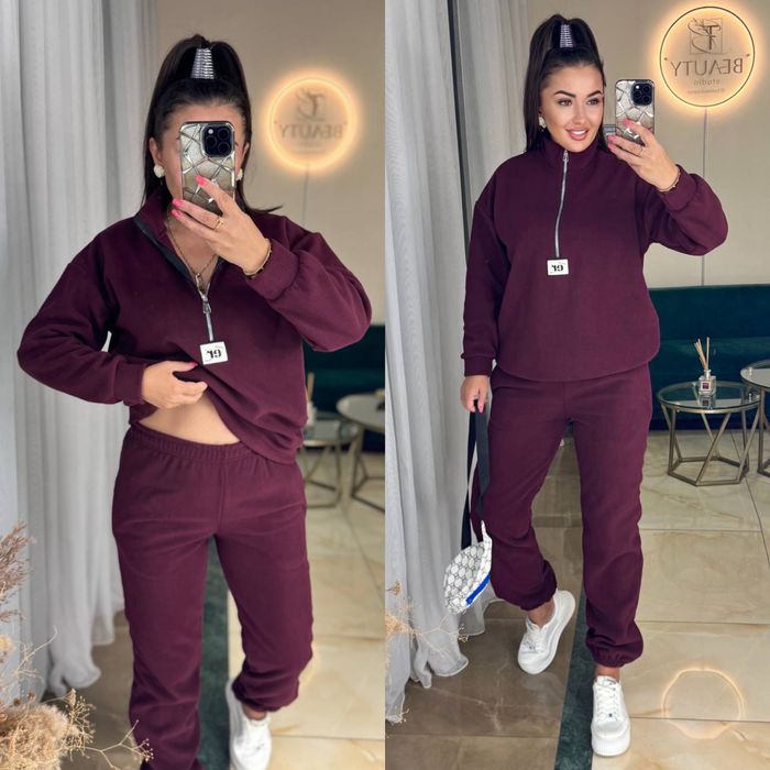 Жіночий дуже теплий костюм полар фліс двосторонній