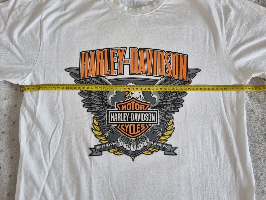 Harley Davidson Motor Cycles T-shirt koszulka Vintage licencja 2007rok