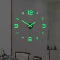 Relógio de Parede Fluorescente