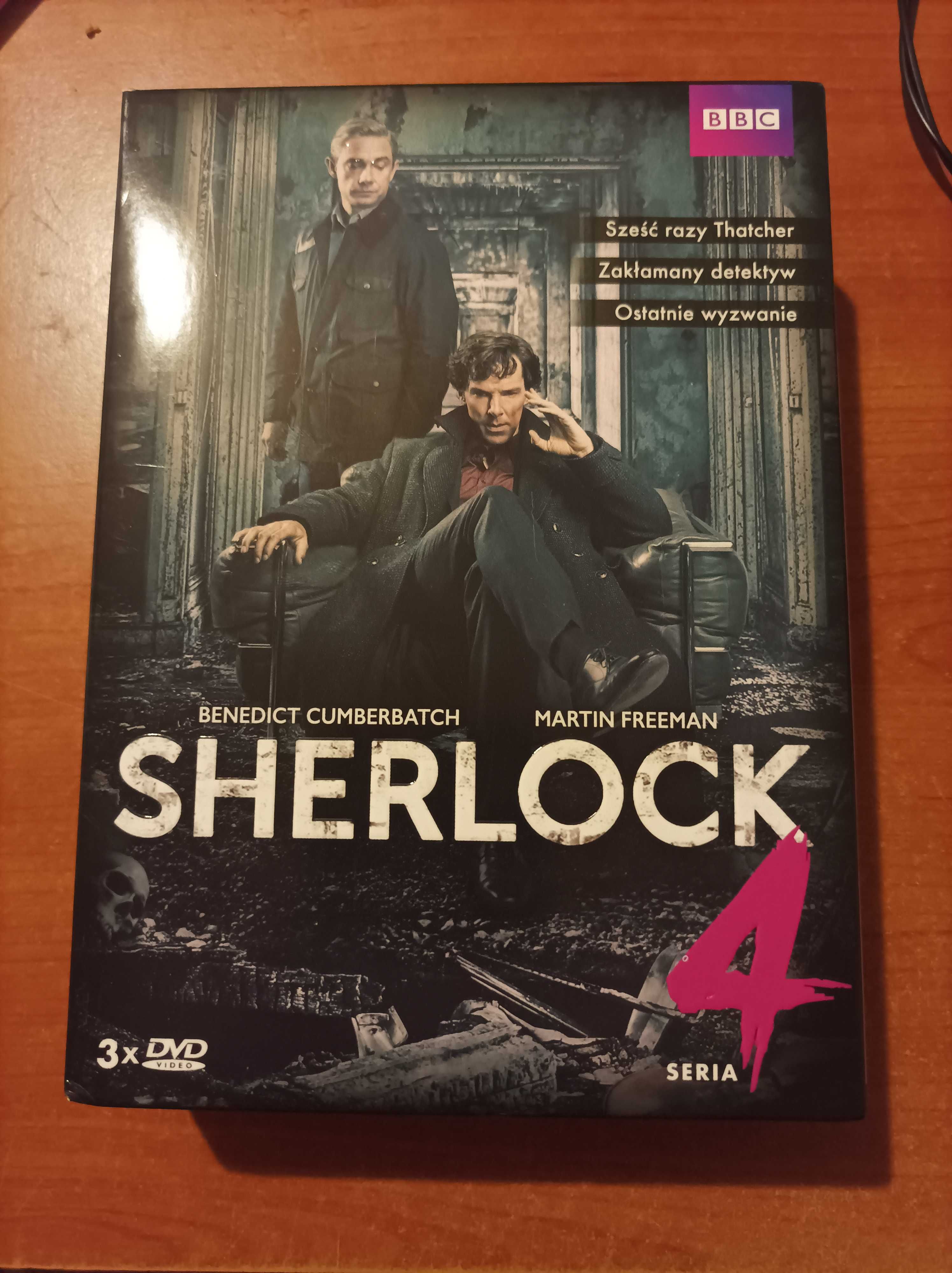 Zestaw 3 plyt DVD Sherlock Holmes