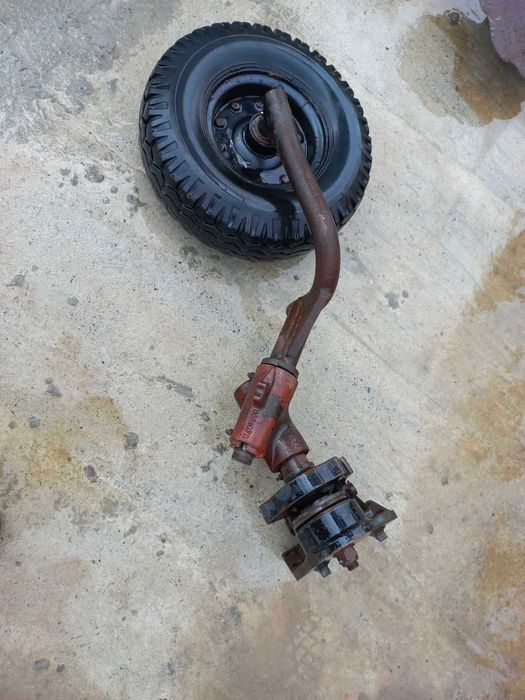 Koło transportowe pługa