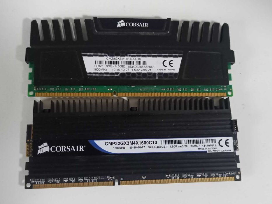 8Gb 1600MHZ  DDR3 Corsair Pc3-12800 для комп'ютера, ігрова