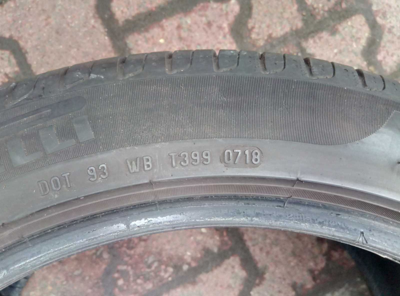 Używane opony letnie 235/45R18 Pirelli komplet