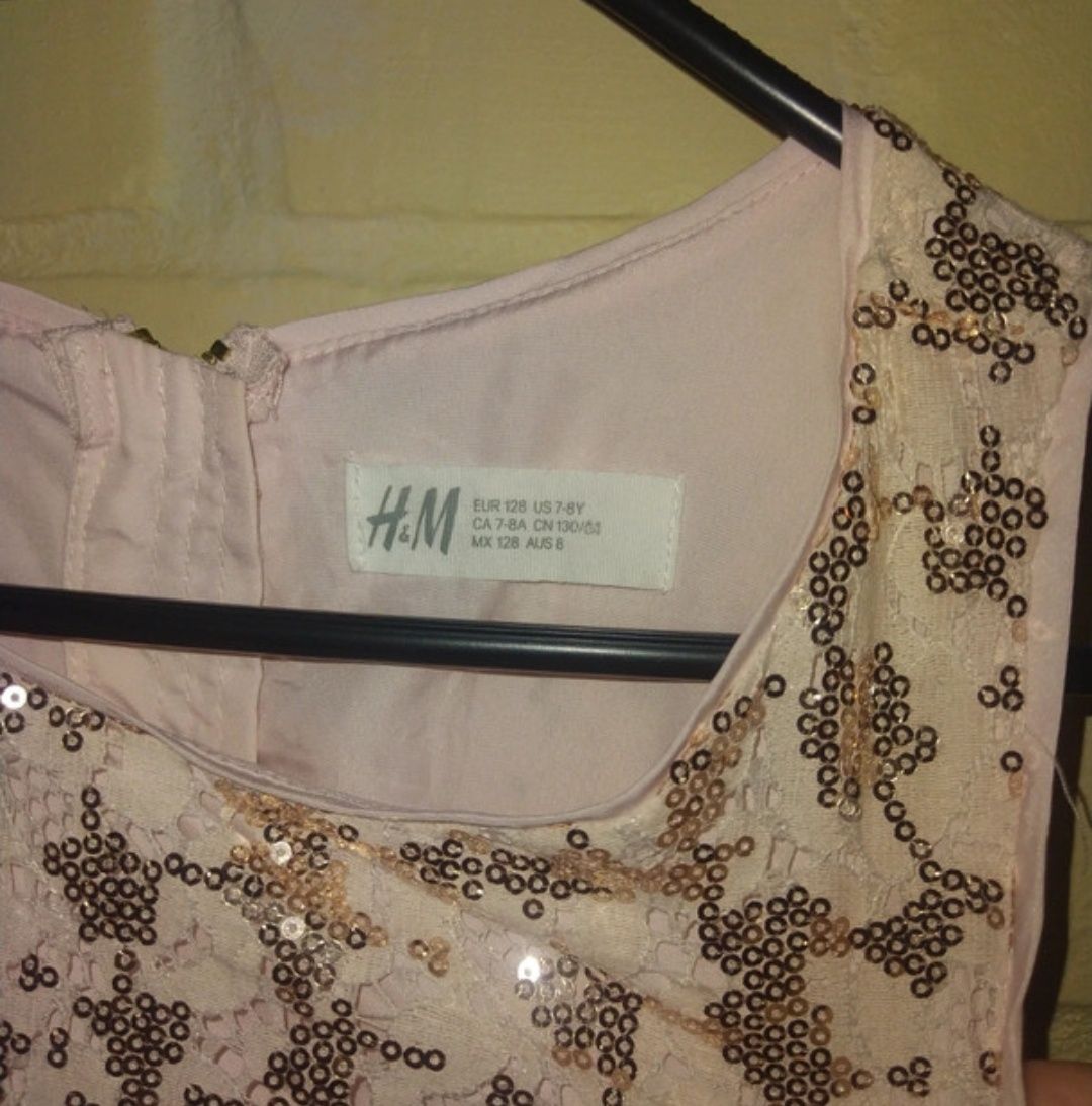 Różowa sukienka z H&M