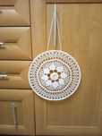 Mandala ,zawieszka na szydełku  45 cm
