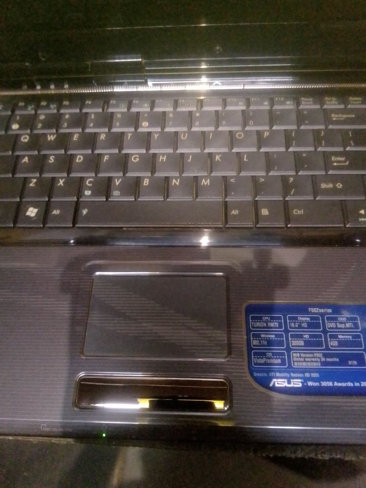 Laptop Asus f50z