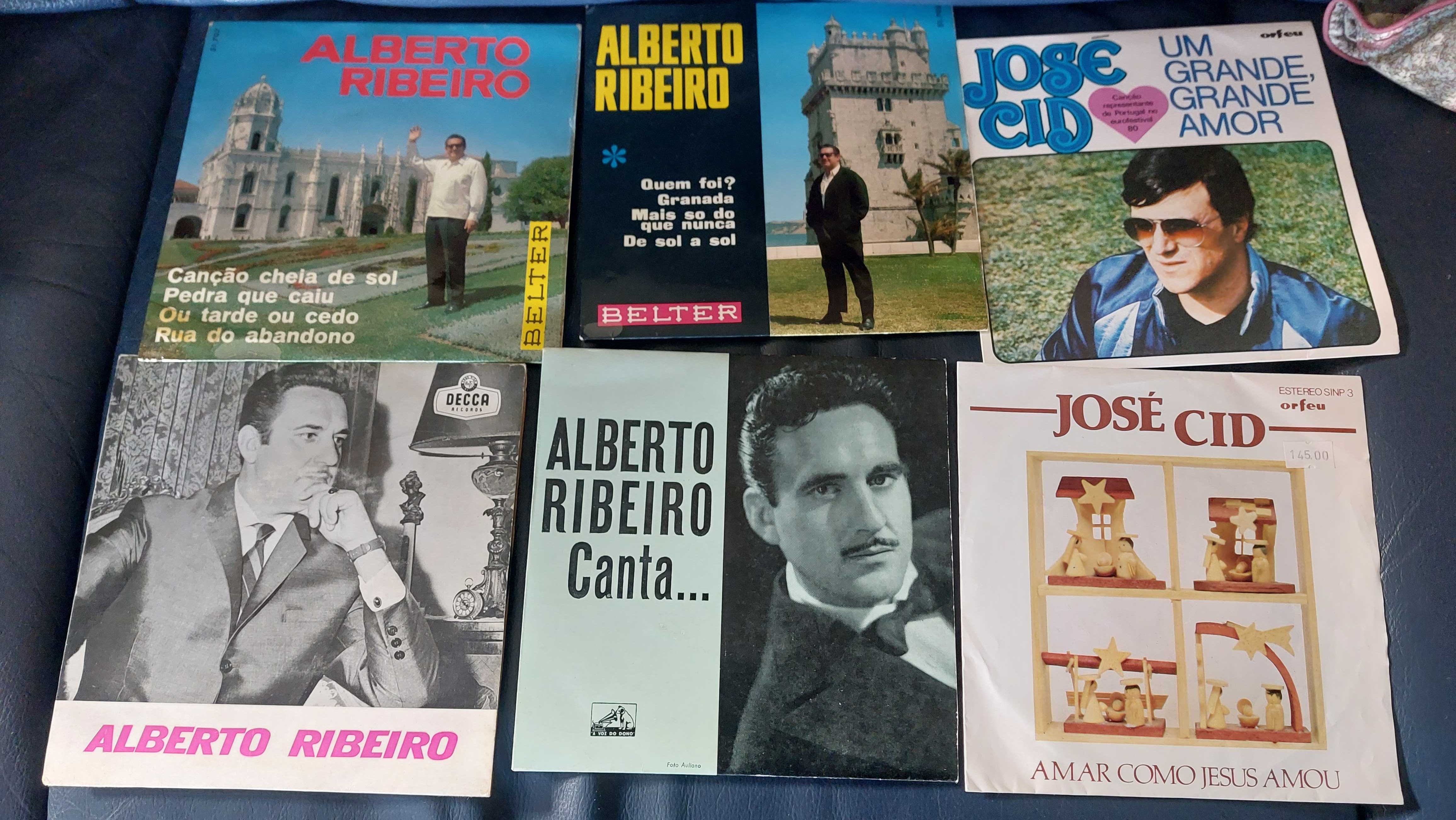 Discos de vinil de António Calvário e outros