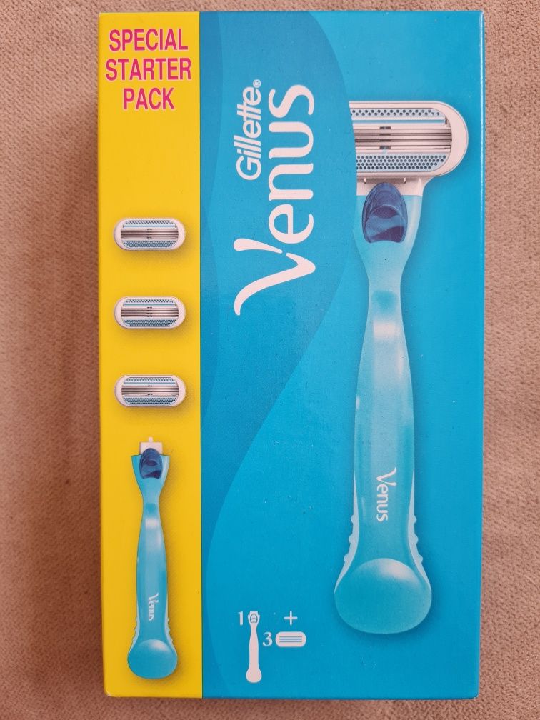 Nowa maszynka do golenia Gillette Venus, 3 wkłady