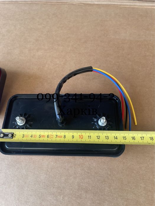 Led лед діодні ліхтарі фонари стопи прицепа 12v