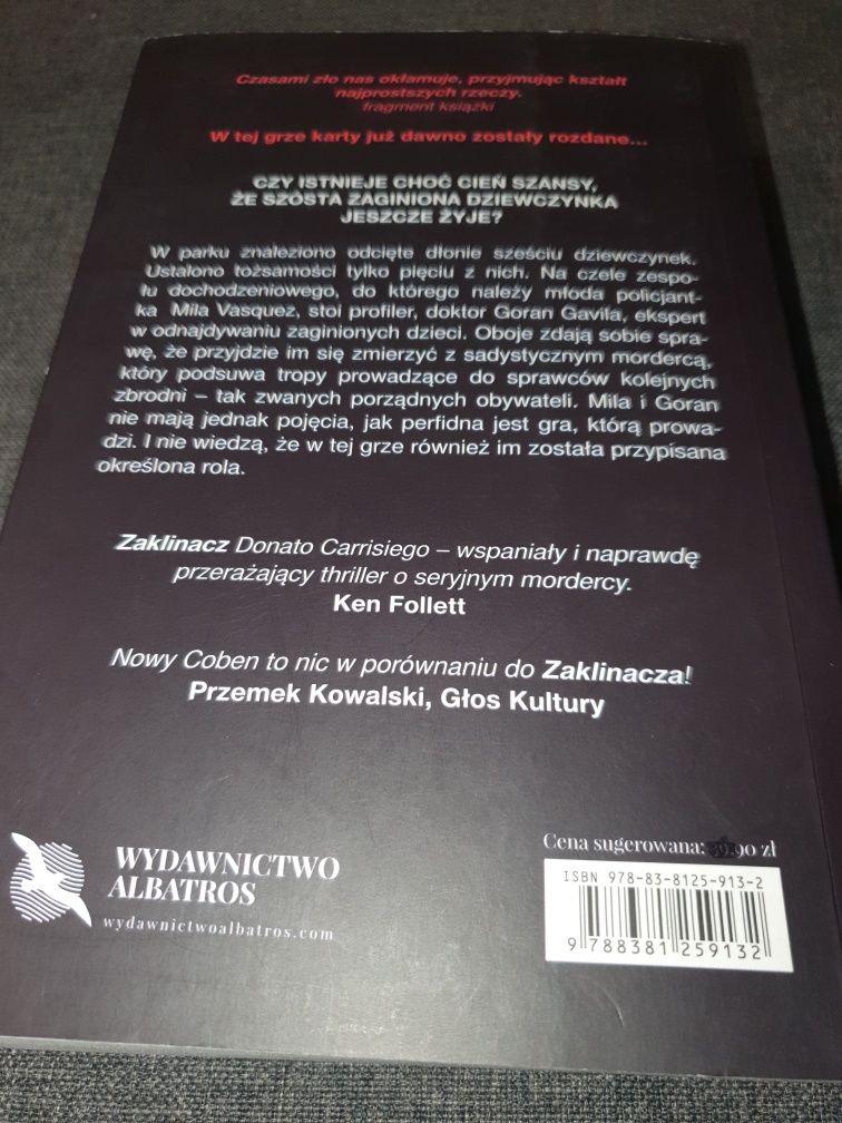 Zaklinacz Donato Carrisi Il Suggeritore Albatros