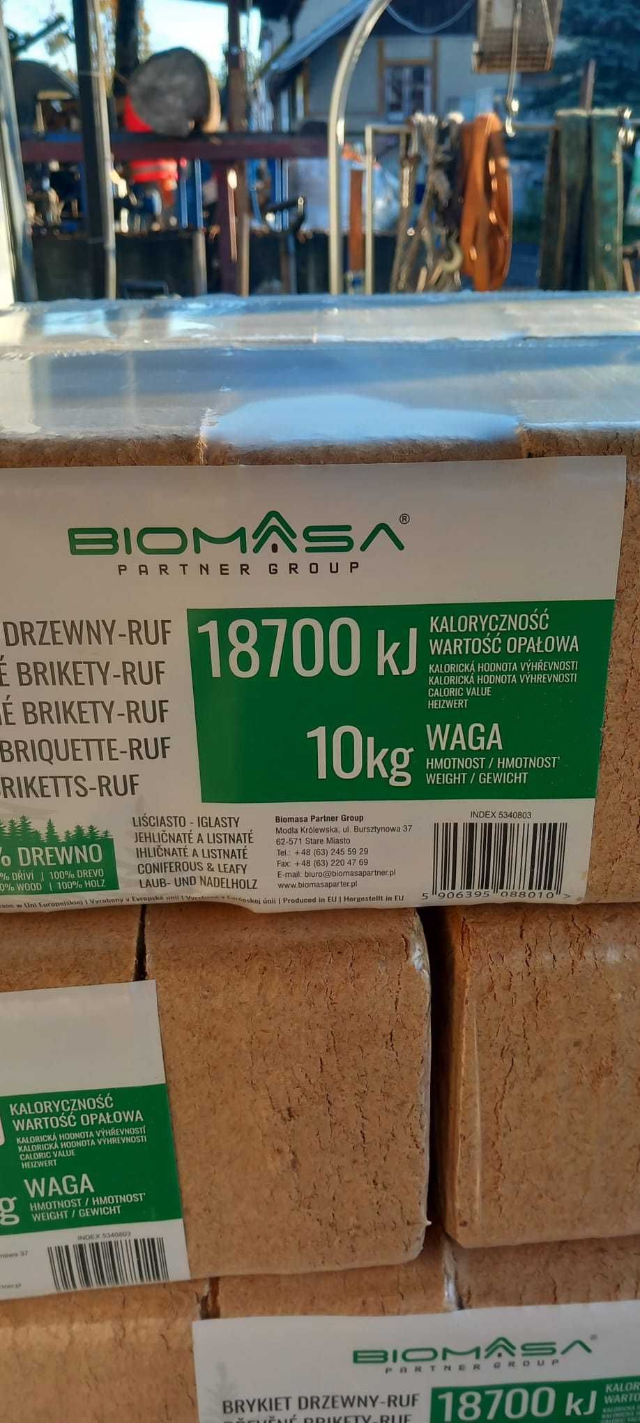 Brykiet drzewny w kostkach 10kg