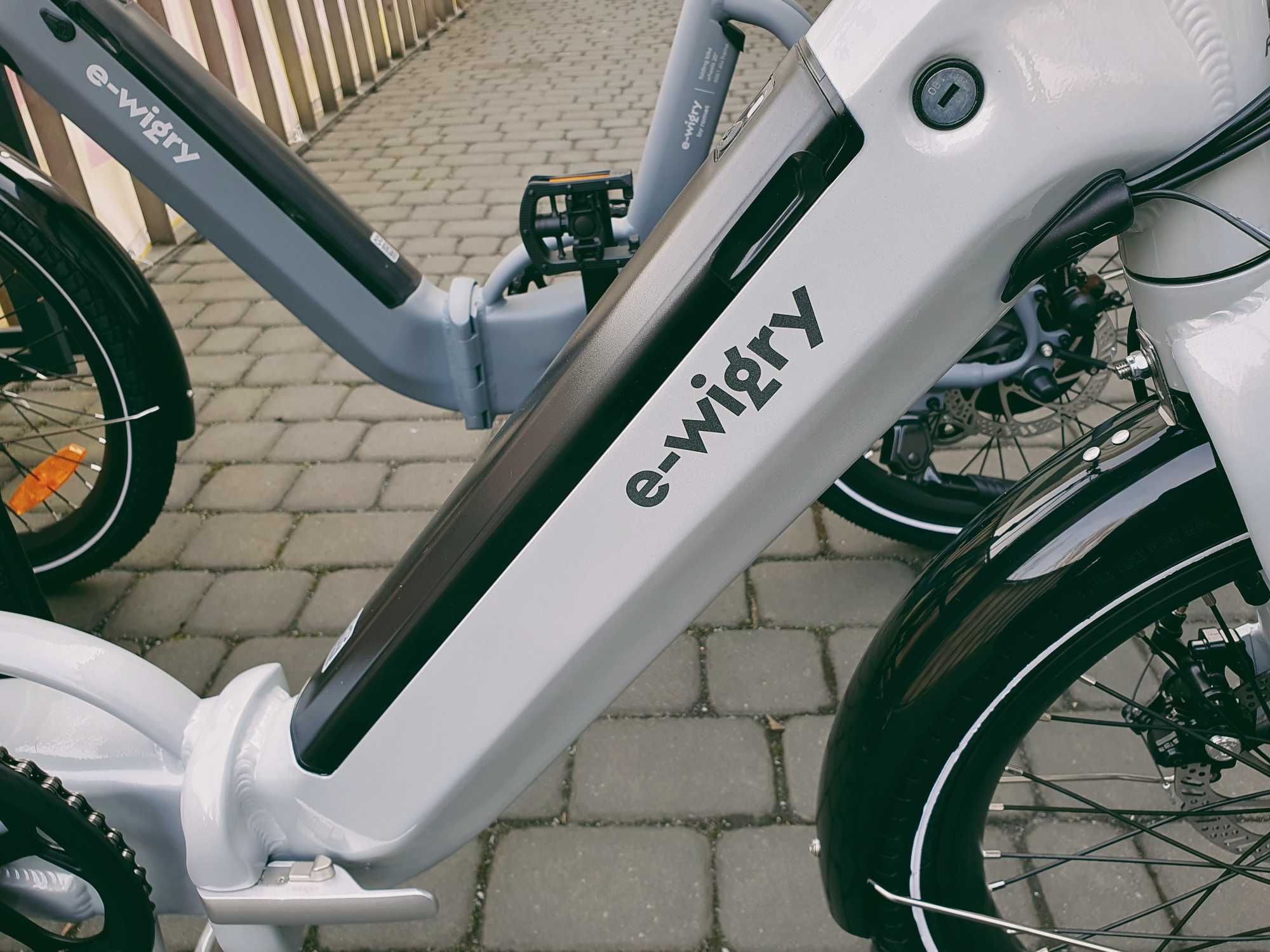 Romet E-Wigry 20", rower elektryczny, składak, 374Wh