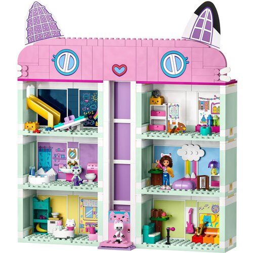 lego, koci domek Gabi, 10788, Gabby's Dollhouse, klocki, domek, kotki