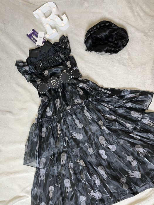 Карнавальна сукня Венздей / костюм на Хелловін для дівчинки