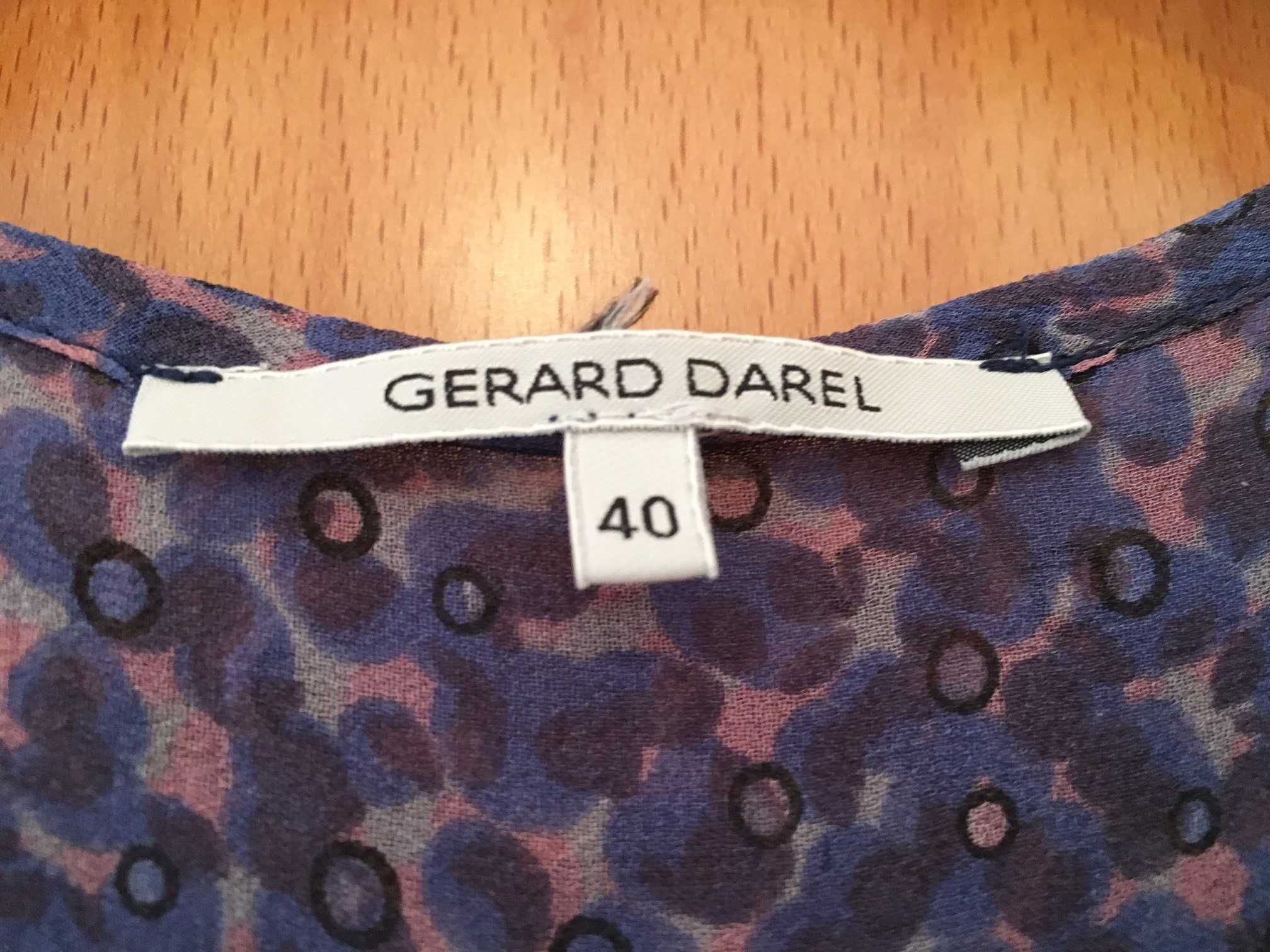 Gerard Darel - Blusa de seda azul